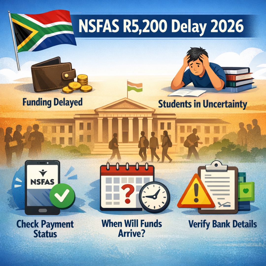 NSFAS R5,200 Delay 2026