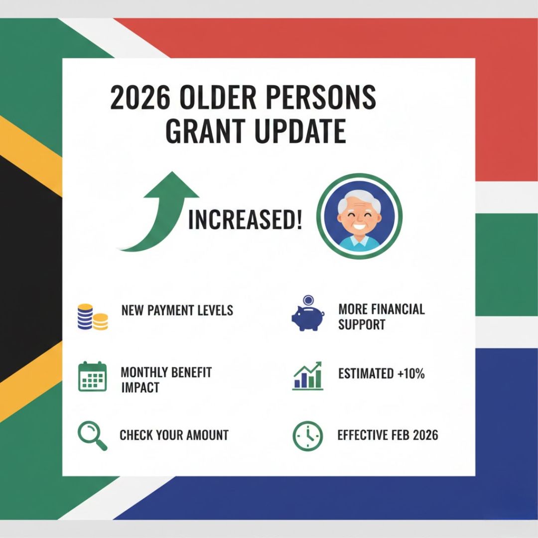 Older Persons Grant Increased Again in 2026 