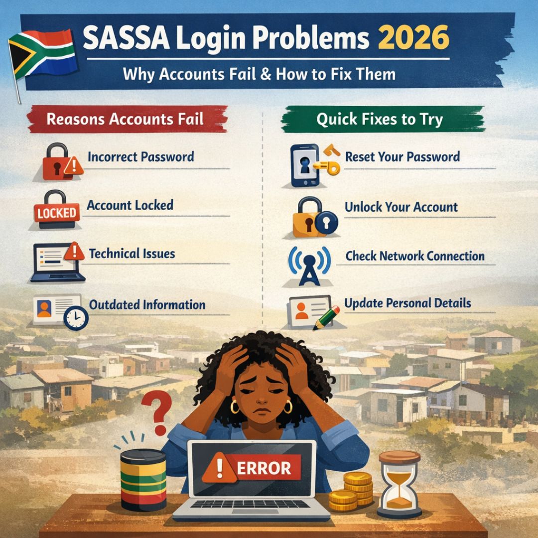 SASSA Login Problems 2026