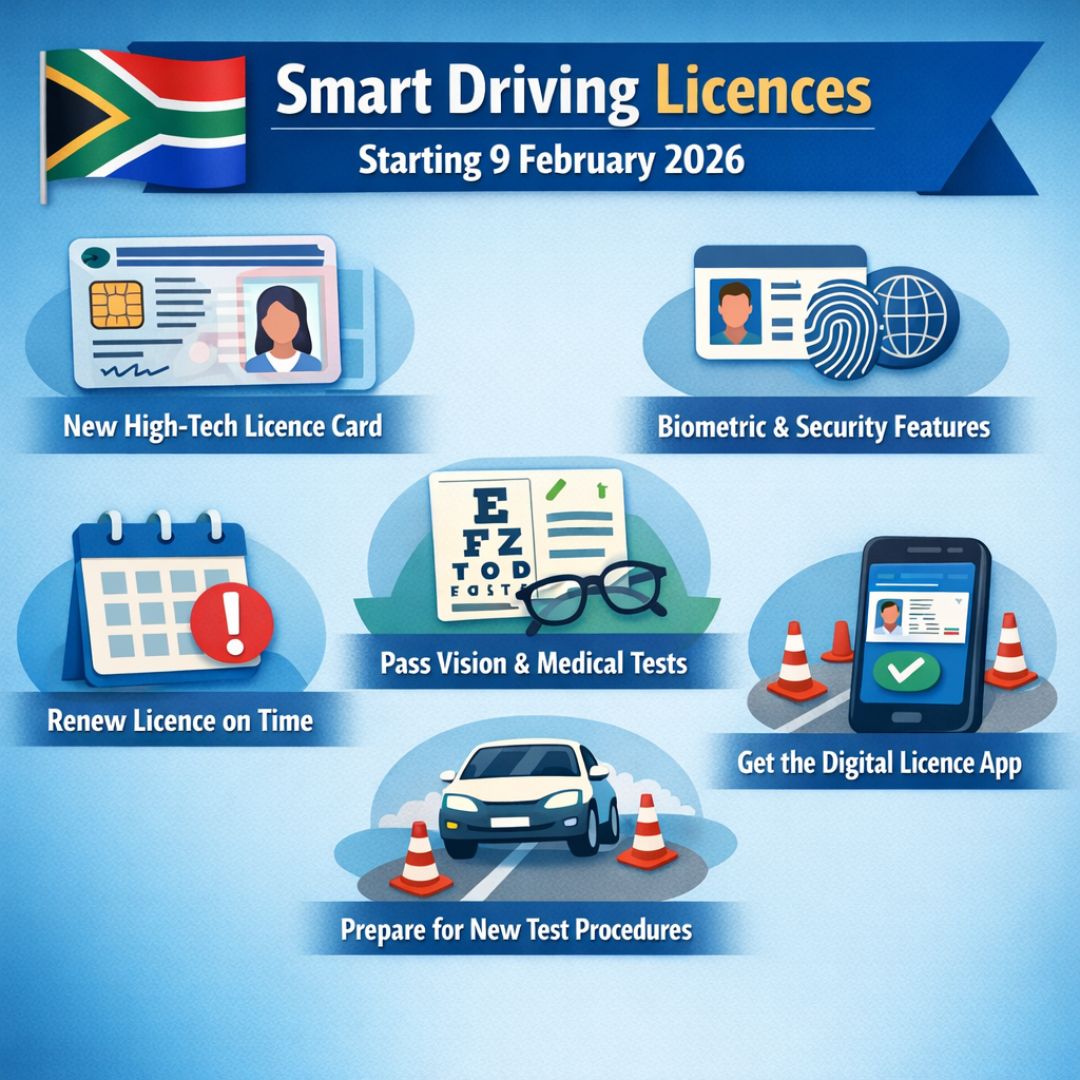 South Africa Licence Change